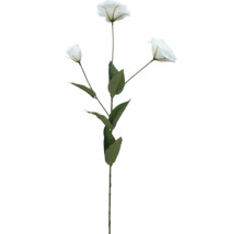 Kunstmatige Lisianthus bloem met bladeren