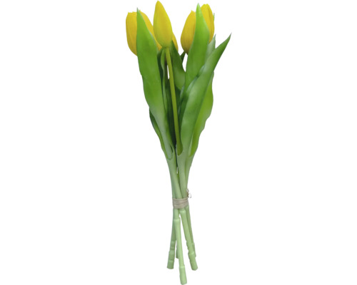 Kunstplant Tulpen geel H 30 cm 5 st.