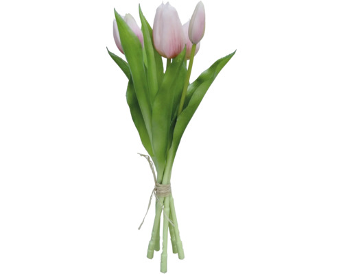 Kunstplant Tulpen roze H 30 cm 5 st.