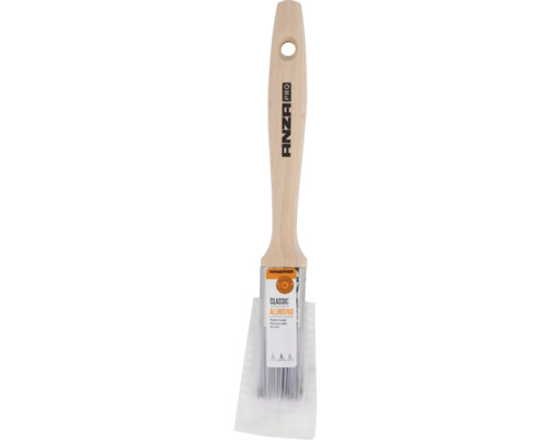 Anza Pro platte kwast met houten handvat