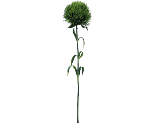 Kunstmatige anjer met groene bloemen