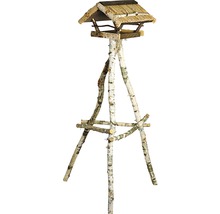DOBAR Vogelhuis berkenhout incl. standaard 35x32x118 cm-thumb-0 DOBAR Vogelhuis berkenhout incl. standaard 35x32x118 cm-thumb-0