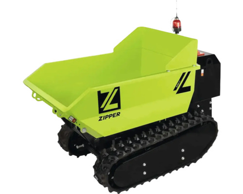 Zipper rupsdumper met bak