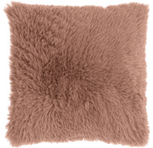 Vierkant decoratief kussen met een vachtlook