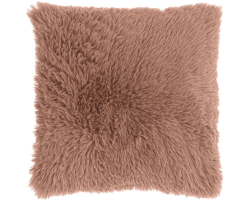 Vierkant decoratief kussen met een vachtlook