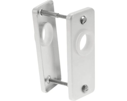 PERTURA Patentrozet aluminium F1, 2 stuks Bevestigingsbeugel met schroeven voor montage