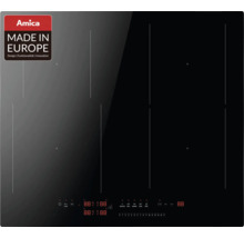 Amica inductiekookplaat met vier kookzones en digitale display
