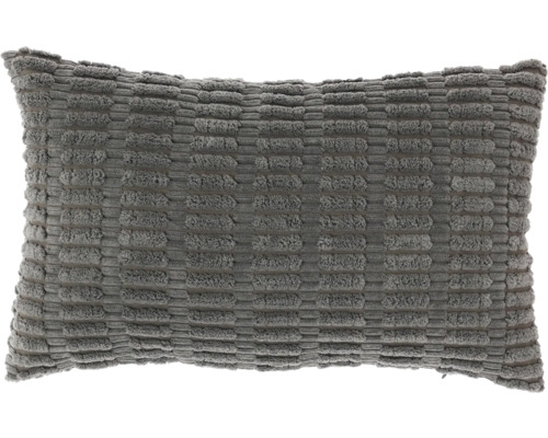 UNIQUE LIVING Kussen Cedro dark grey 30x50 cm