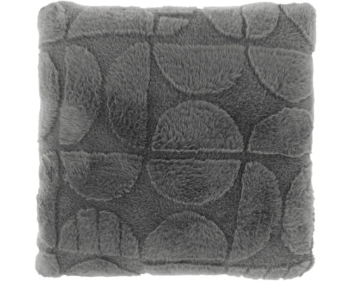 UNIQUE LIVING Kussen Milan dark grey 45x45 cm