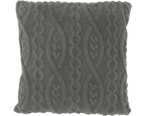 UNIQUE LIVING Kussen Pleun dark grey 45x45 cm