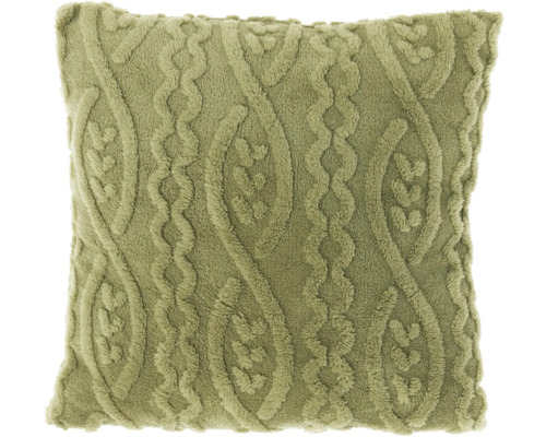 UNIQUE LIVING Kussen Pleun tea green 45x45 cm