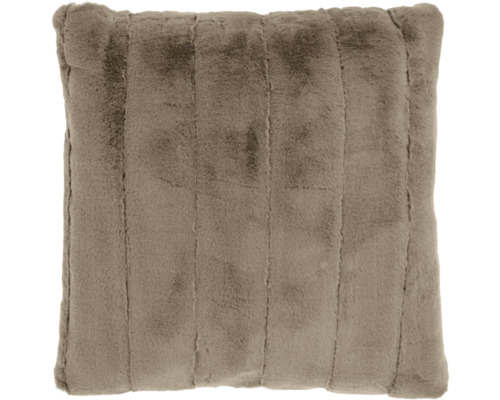 UNIQUE LIVING Kussen Norah strepen taupe 45x45 cm