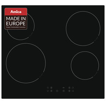 Amica keramische kookplaat met vier kookzones en aanraakbediening