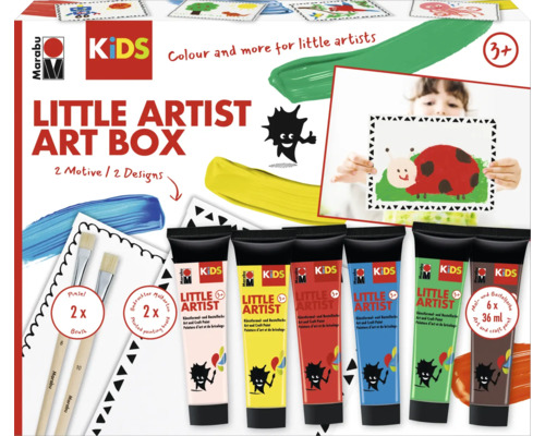 MARABU KiDS Verfset Little Artist Art Box 6 x 36 ml