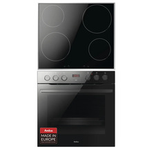 Amica fornuis met keramische kookplaat en oven