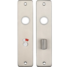 Deurbeslag voor badkamer of toilet met vrij/bezet-indicator