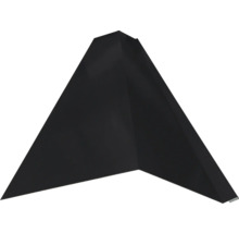 PRECIT Slagregenschort voor bolle knik, BigStone RAL9005 zwart, 2000x135x90 mm