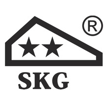 SKG symbool: Verhoogde inbraakwerendheid met twee sterren