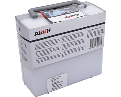 AkKit diamantboor set in kunststof koffer