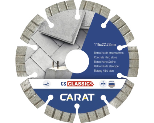 CARAT Diamantzaagblad Beton CS Classic Ø 115x22,23 mm