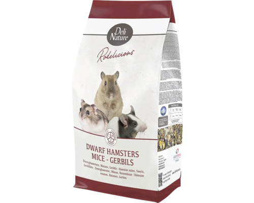 Deli Nature Rodelicious voer voor dwerghamsters, muizen en gerbils