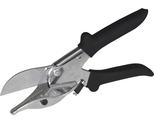 Hoeksnijder met zwarte handgreep