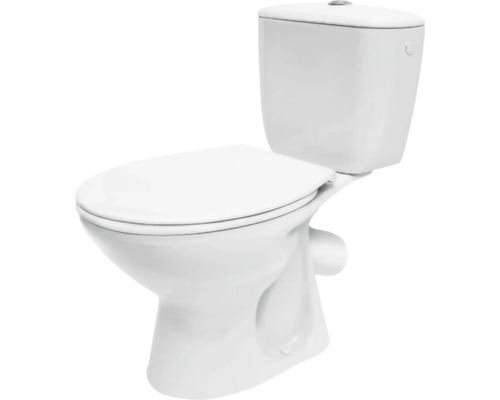 FORM&STYLE Staand toilet Negos ovaal wit PK-uitgang