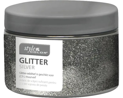 STYLECOLOR Effectverf muur Glitter additief zilver voor 2,5 l muurverf