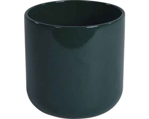 Bloempot Keramiek groen Ø 7 cm H 6,5 cm Cilindervormige bloempot van keramiek