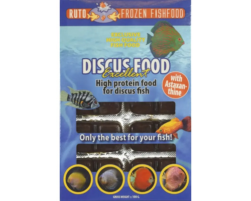 Diepvries visvoer Discusfood Excellent 100 gram