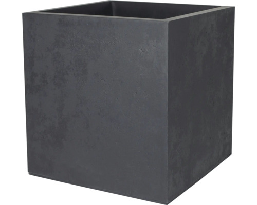 EDA Plantenbak Basalt Up Kunststof antraciet 39,5x39,5x43,5 cm