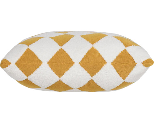 Decoratief kussen met ruitpatroon