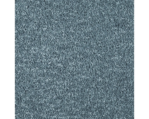 Tapijt frisé Kansas velours blauw 400 cm breed