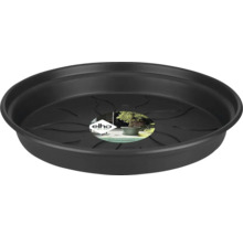 Zwarte kunststof plantenschotel