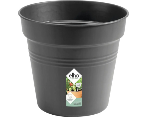 ELHO Kweekpot Green Basics Living black Ø 17 x H16 cm kunststof, zwart