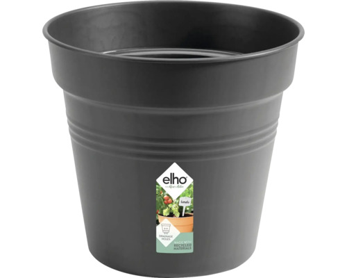 ELHO Kweekpot Green Basics Living black Ø 40 x H37 cm kunststof, zwart