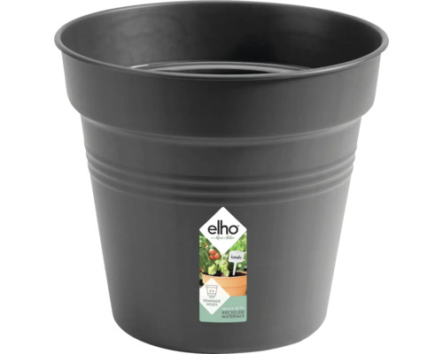 ELHO Kweekpot Green Basics Living black Ø 15 x H14 cm kunststof, zwart