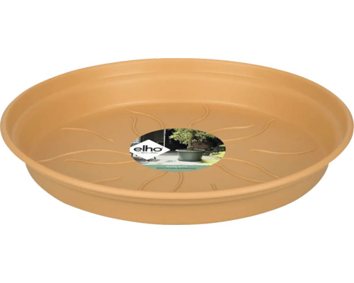 ELHO Plantenschotel Green Basics Mild terra Ø 10 cm kunststof, bruin Kunststof plantenschotel