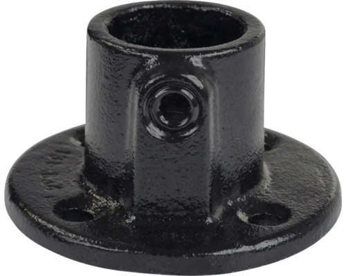 Pijpkoppeling met voetplaat