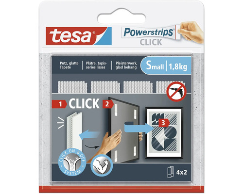 TESA Powerstrips Click 4x2 S