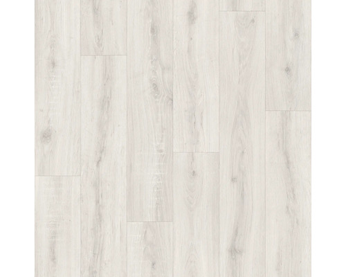 PVC op maat Comfytex 508 houtoptiek wit 200 cm breed Lichte laminaatvloer textuur met houtlook