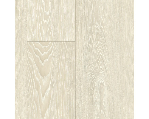 PVC op maat Studio Casa 532 houtoptiek beige 200 cm breed Close-up van licht laminaat met houtnerf