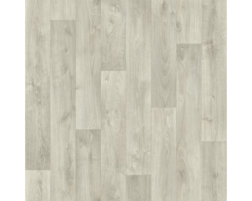 PVC op maat Studio Casa 523 houtoptiek beige 200 cm breed Lichte laminaatvloer met houtlook.