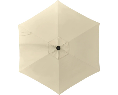 SOLUNA Parasol Nancy polyesther ecru Ø 250 cm