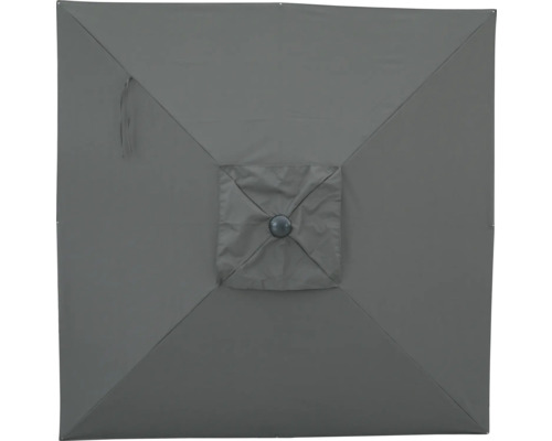 Grijze parasol van bovenaf