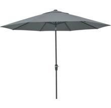 Grijze tuinzweefparasol voor buiten