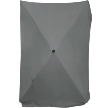 SOLUNA Parasol Cannes grijs 140x210 cm