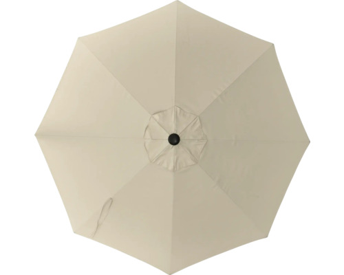 Bovenaanzicht van een tuinzonne parasol