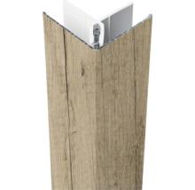 Hoekprofiel met houten decor