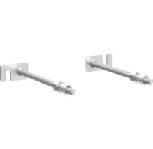 Twee ankerbouten met schroefdraad en moer